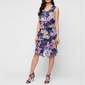 S.L.Fashions Floral Shift Dress